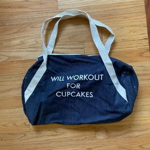Will work out for Cupcakes gym bag